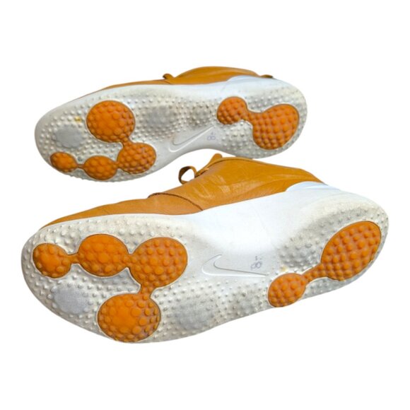 NIKE Roshe G Premium Brown Leather Golf Shoes AA1838 Men's Size 7 - Picture 9 of 10